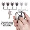 Master Lock Master Lock Magnum 1-1/2 in. H X 2-3/4 in. W Stainless Steel Ball Bearing Locking Shrouded Padlock M40KA - alternate 2